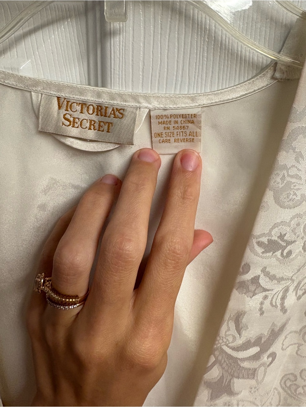 Victorias Secret Vintage/Gold Label Satin Kimono/Robe One Size - Picture 2 of 6